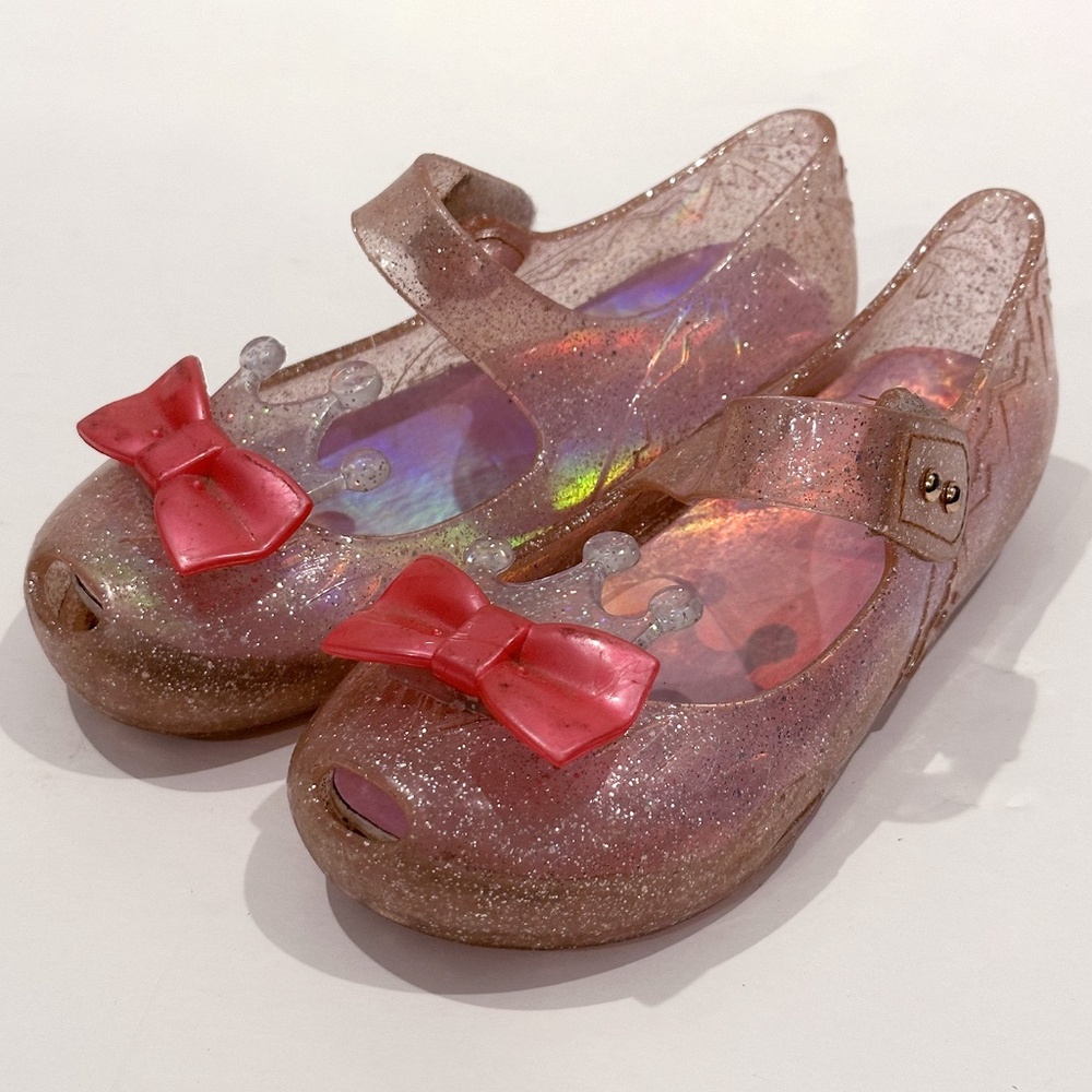 Kids Princess Crown Jelly Mary Jane Shoes Size 10